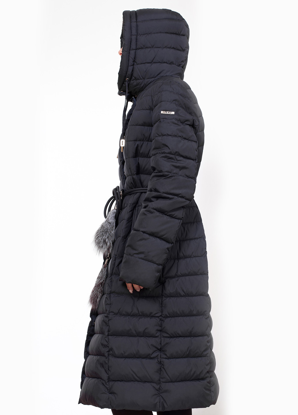 Темно-синя зимня куртка куртка-пальто Svidni