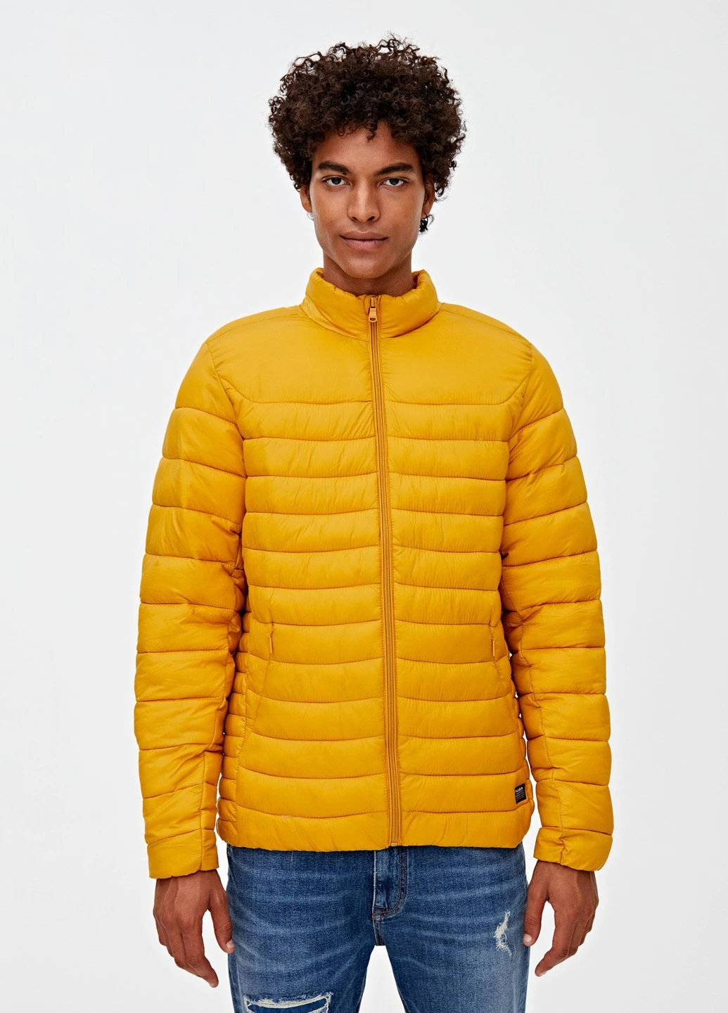 Жовта куртка демісезон,жовтий, Pull & Bear