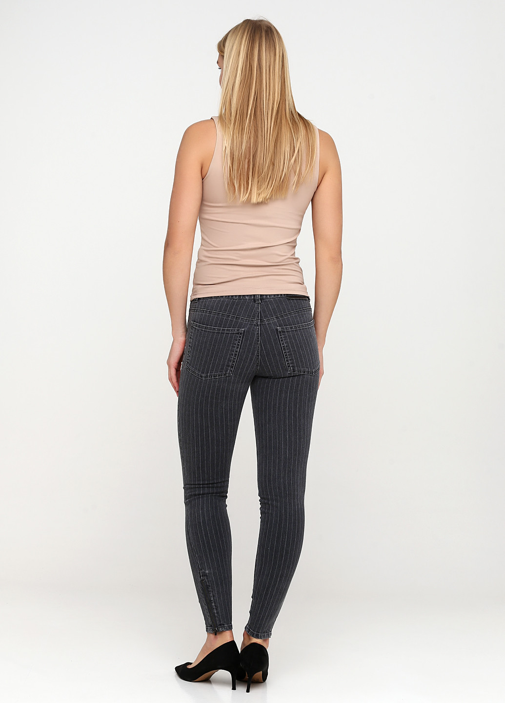 Темно-серые демисезонные скинни джинсы Stella McCartney