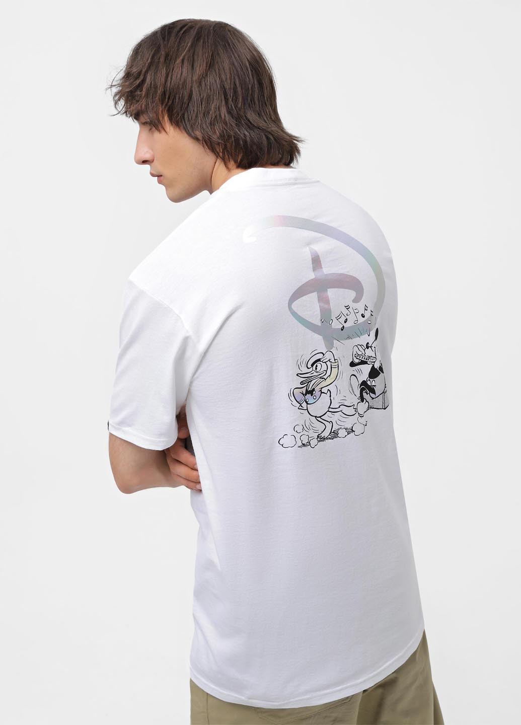 Белая футболка Vans VN000H1XWHT1