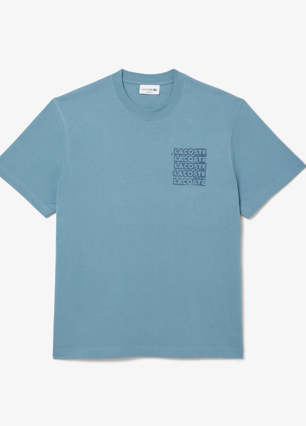 Голубая футболка Lacoste