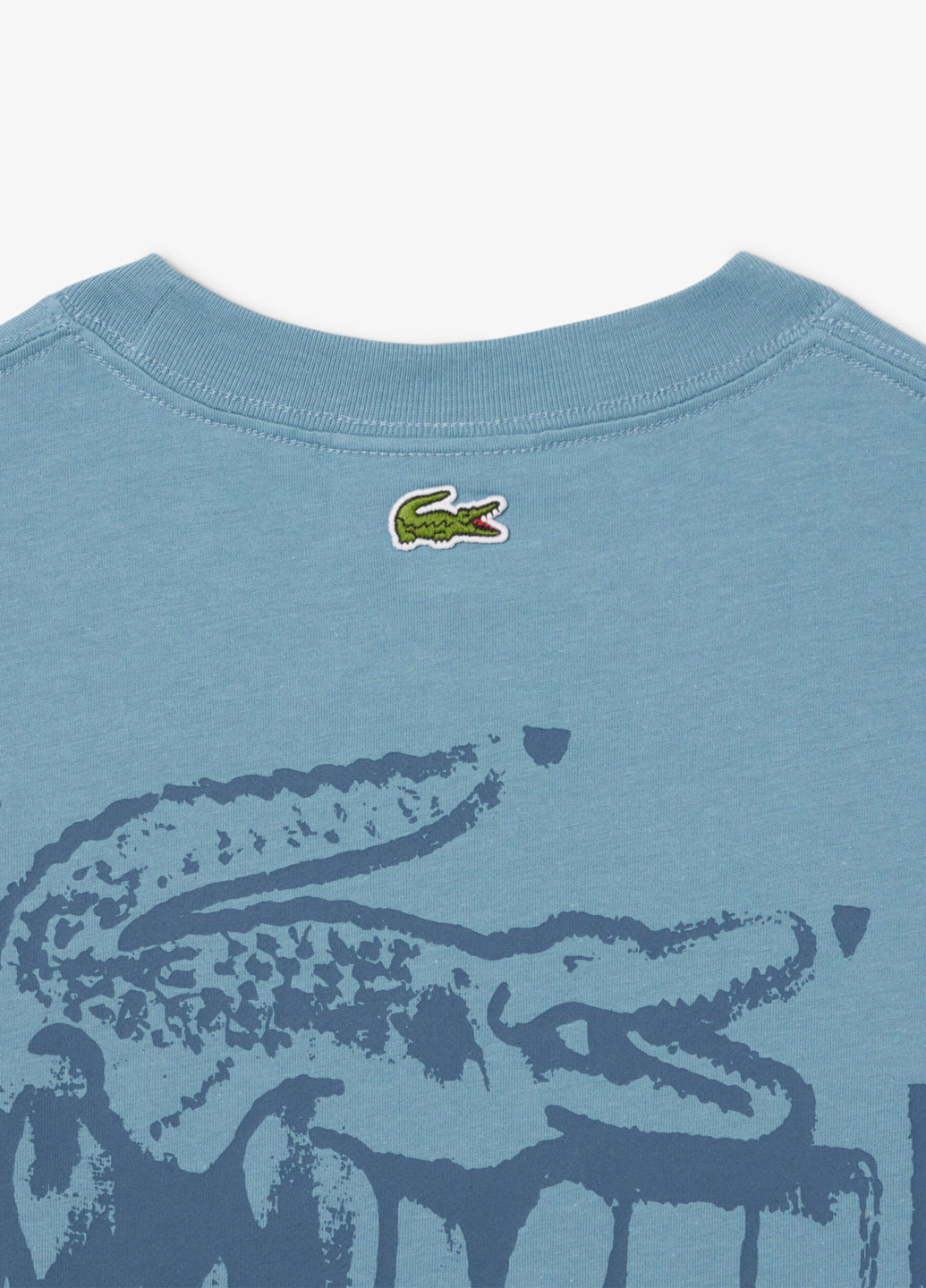 Голубая футболка Lacoste