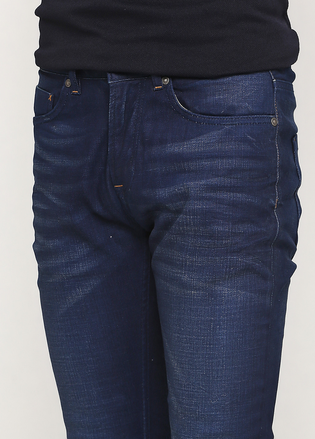 Темно-синие демисезонные зауженные джинсы Tailored Originals