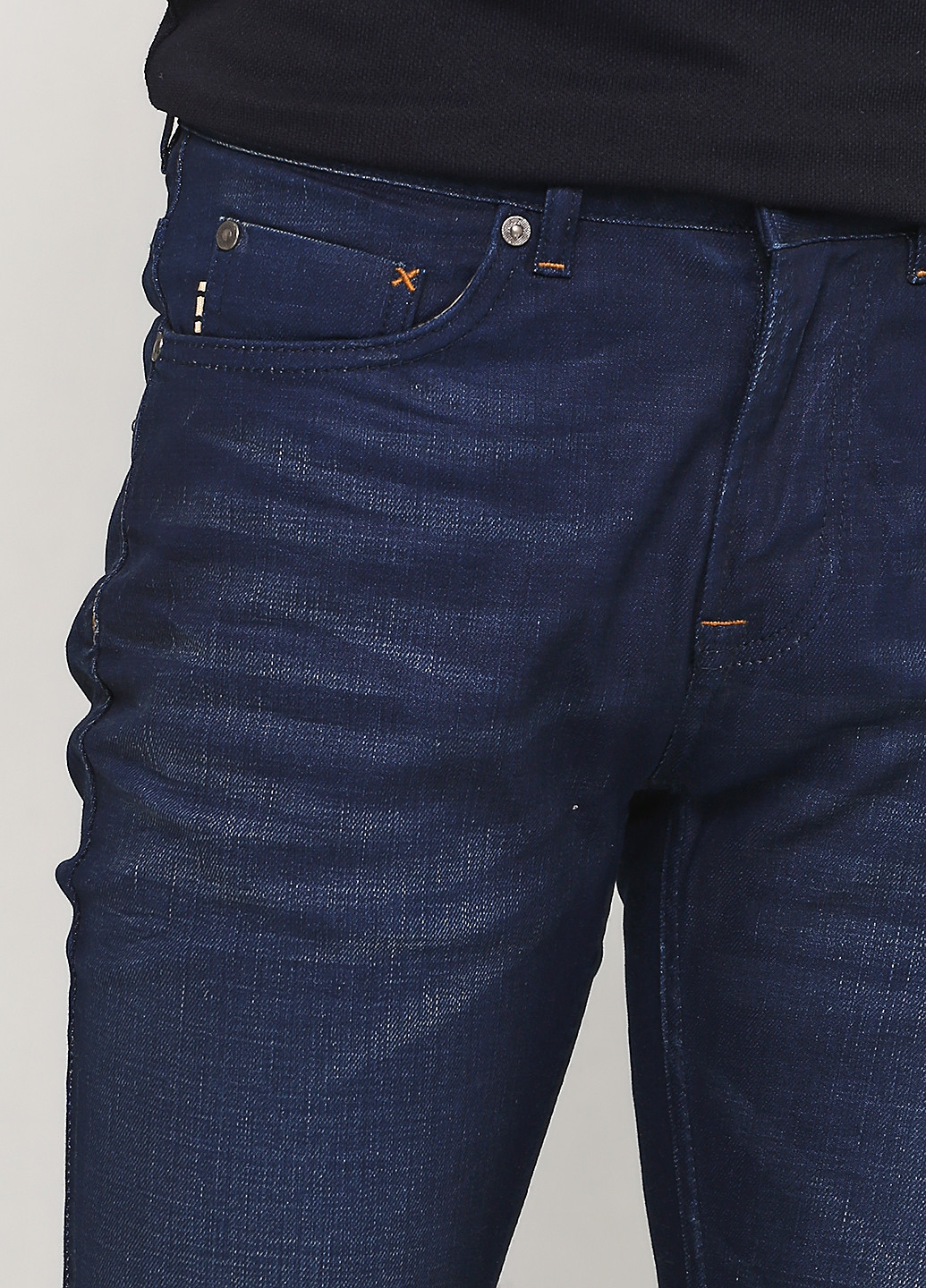 Темно-синие демисезонные зауженные джинсы Tailored Originals