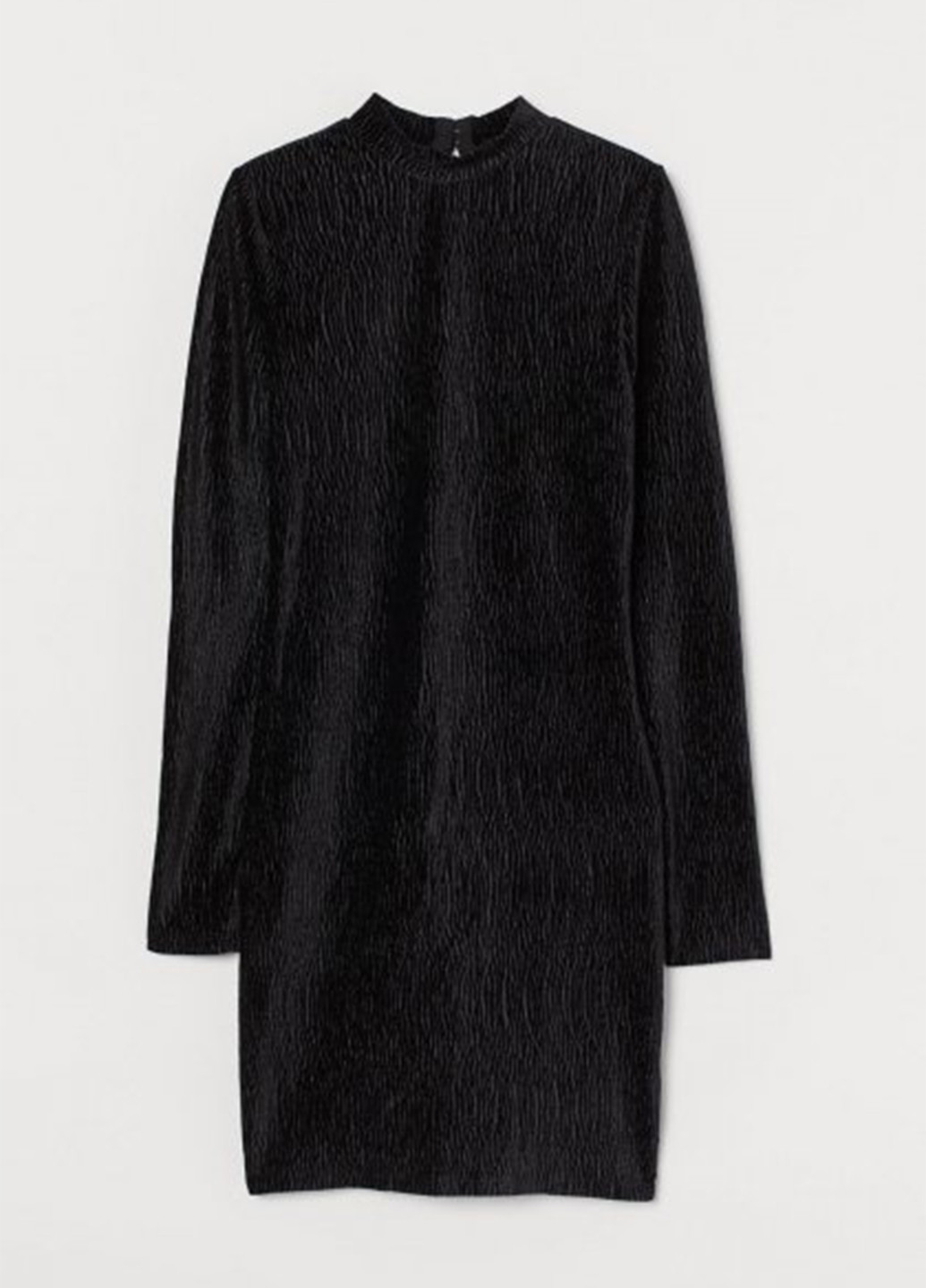 Чорна кежуал плаття, сукня з відкритою спиною H&M однотонна
