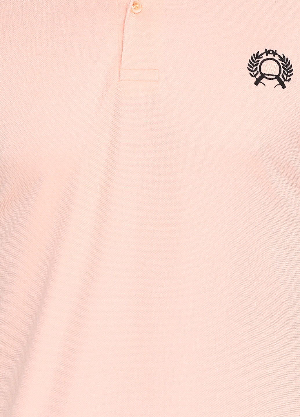 Персиковая футболка-поло для мужчин West Wint с логотипом