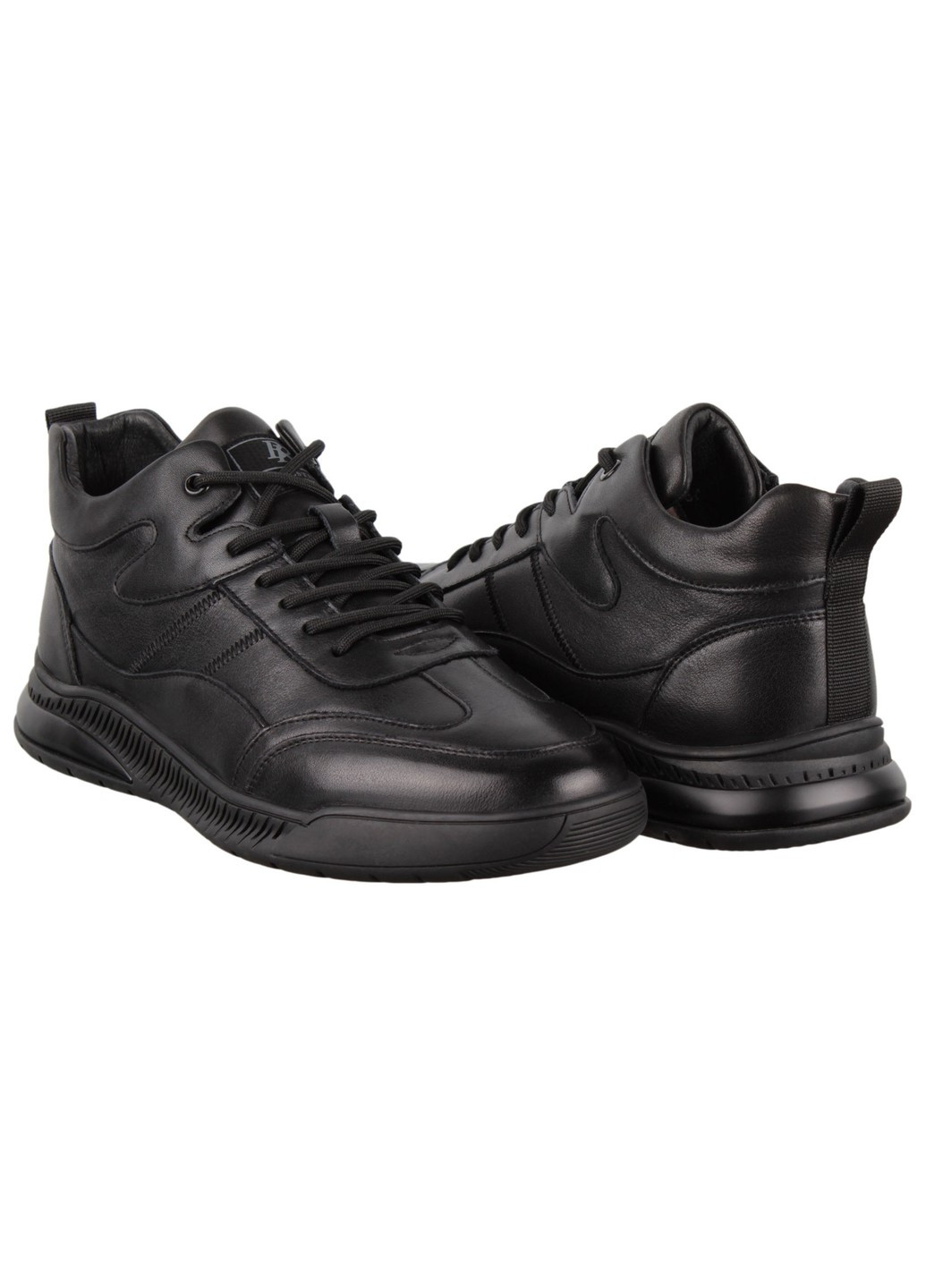 Черные зимние мужские ботинки 198620 Berisstini