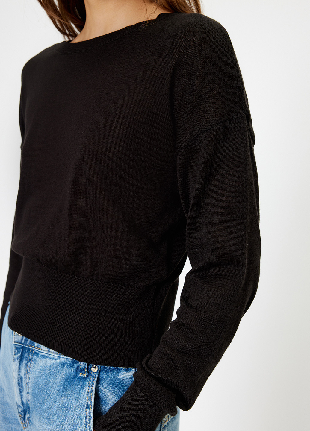 Черный демисезонный джемпер джемпер KOTON