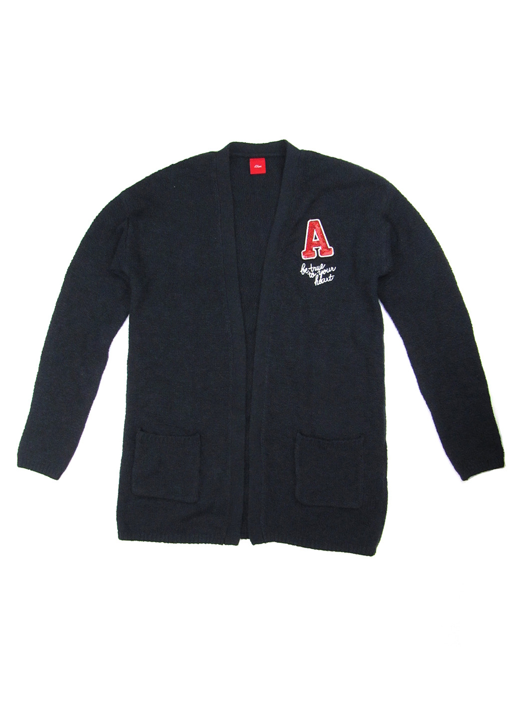 Темно-синий демисезонный кардиган S.Oliver