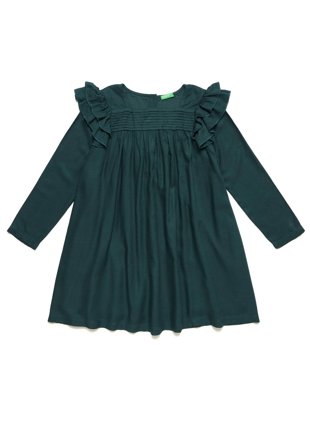 Зелёное платье United Colors of Benetton (177373632)