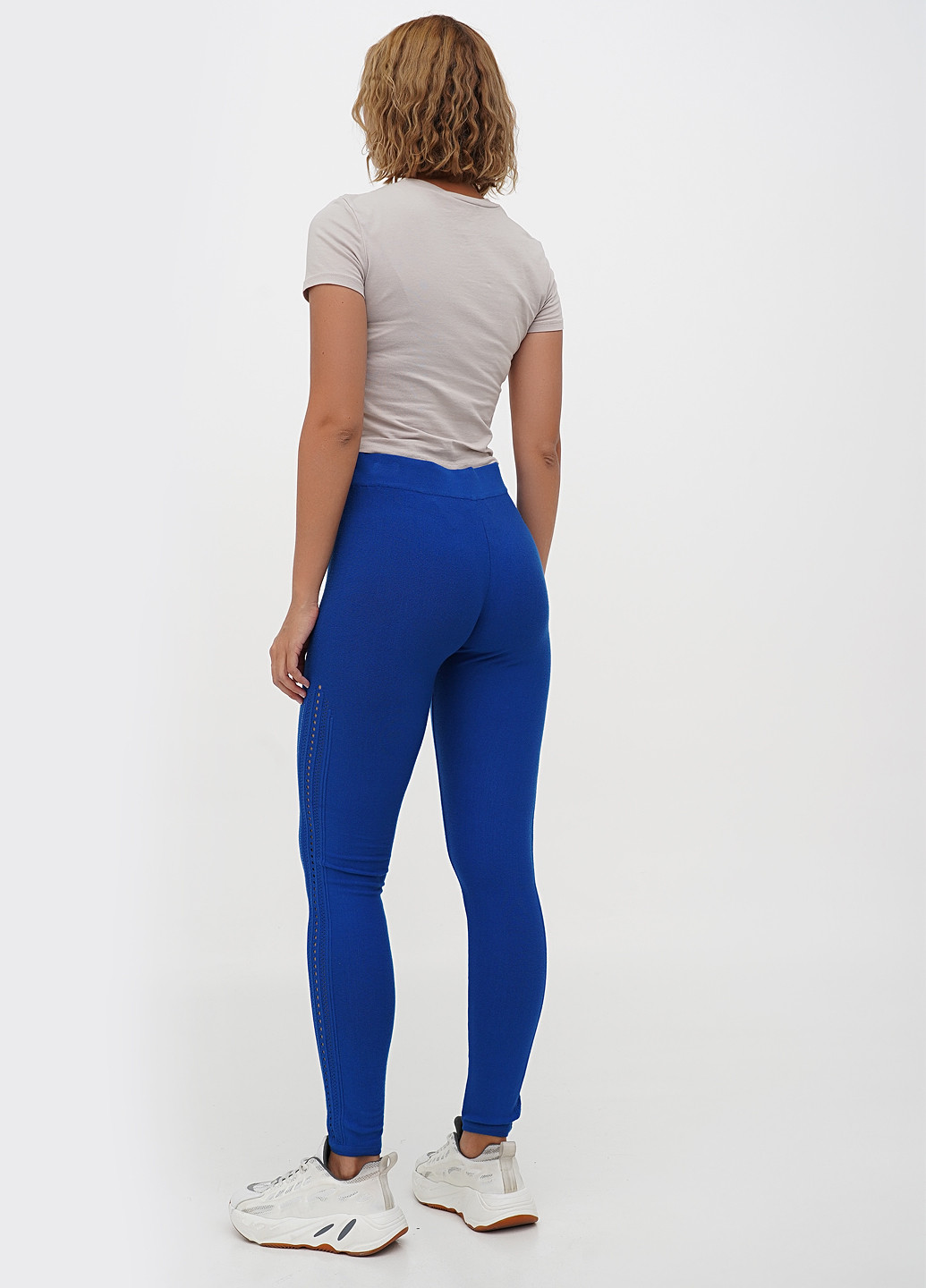 Синие демисезонные леггинсы Sassofono