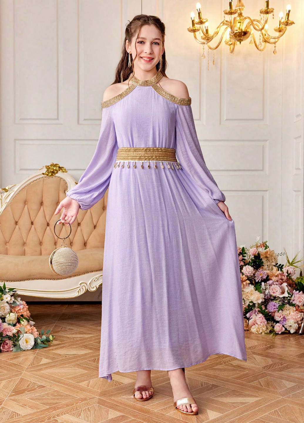 Сиреневое платье SHEIN (330763604)