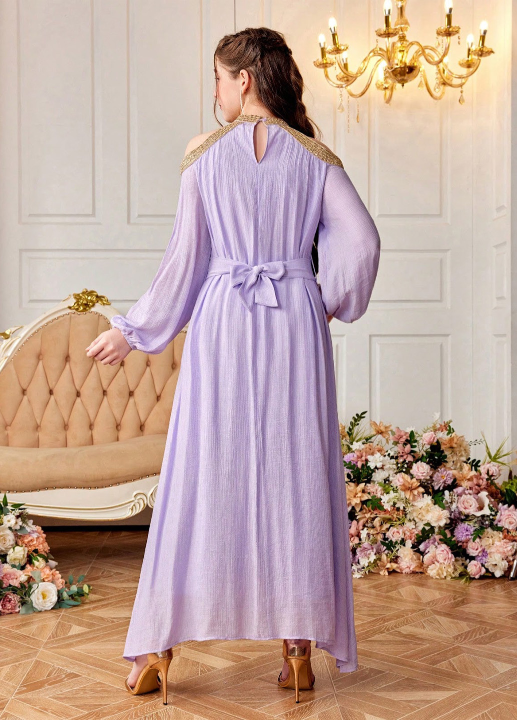 Сиреневое платье SHEIN (330763604)