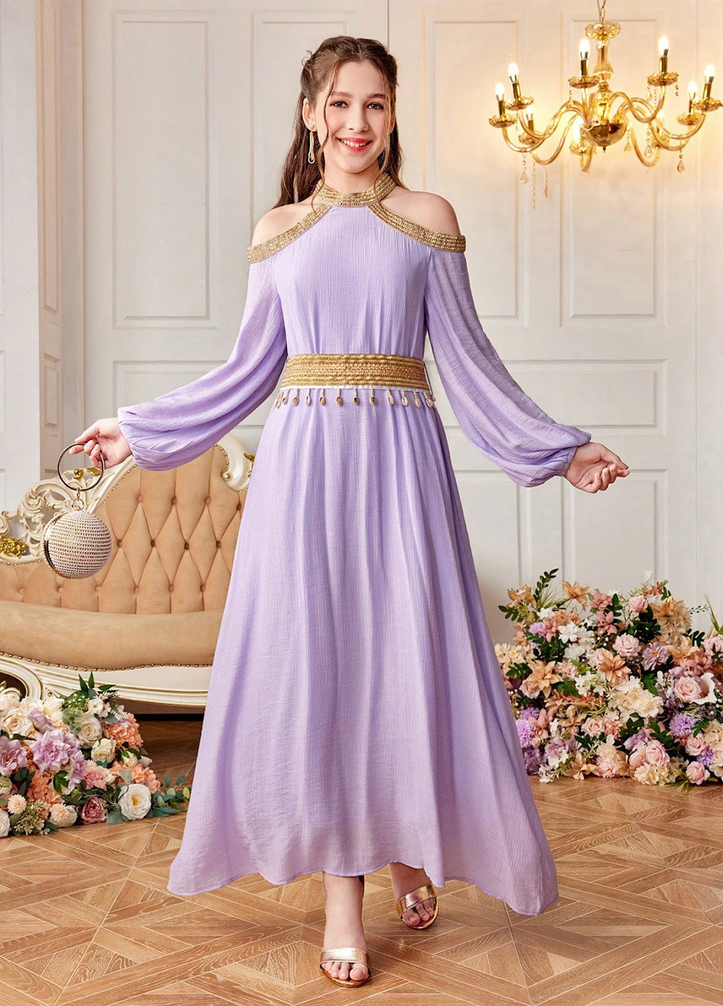 Сиреневое платье SHEIN (330763604)