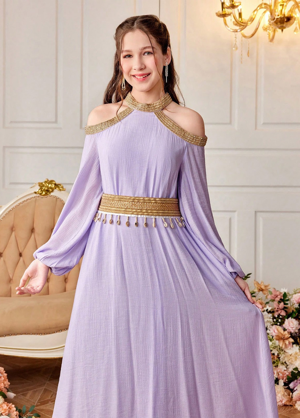 Сиреневое платье SHEIN (330763604)