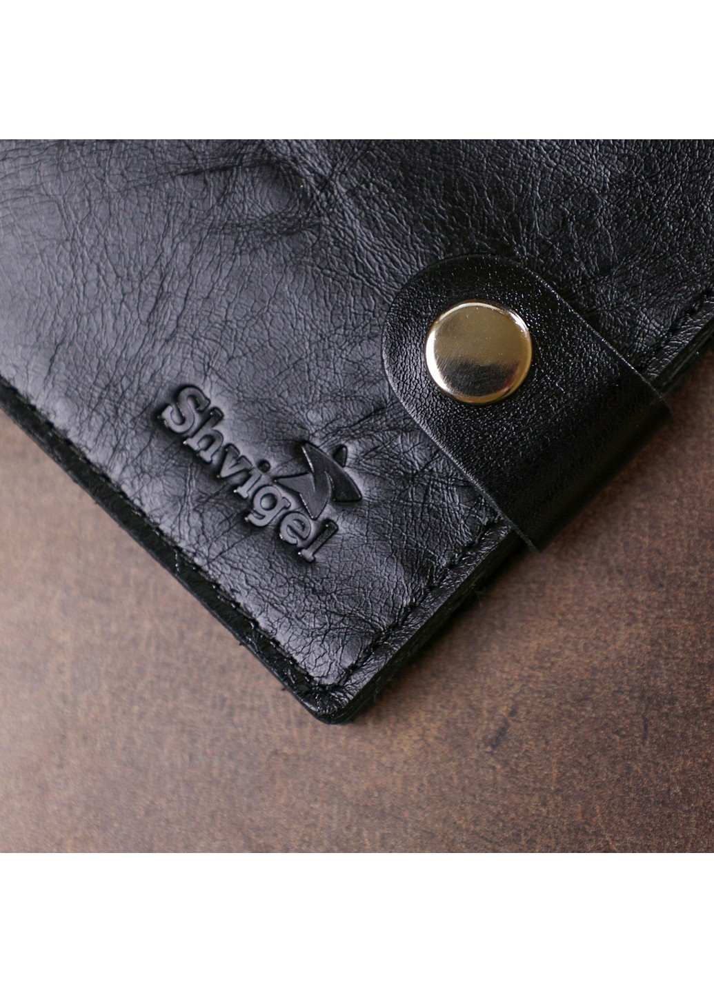 Кожаное портмоне 11х9х1 см Shvigel (253660487)