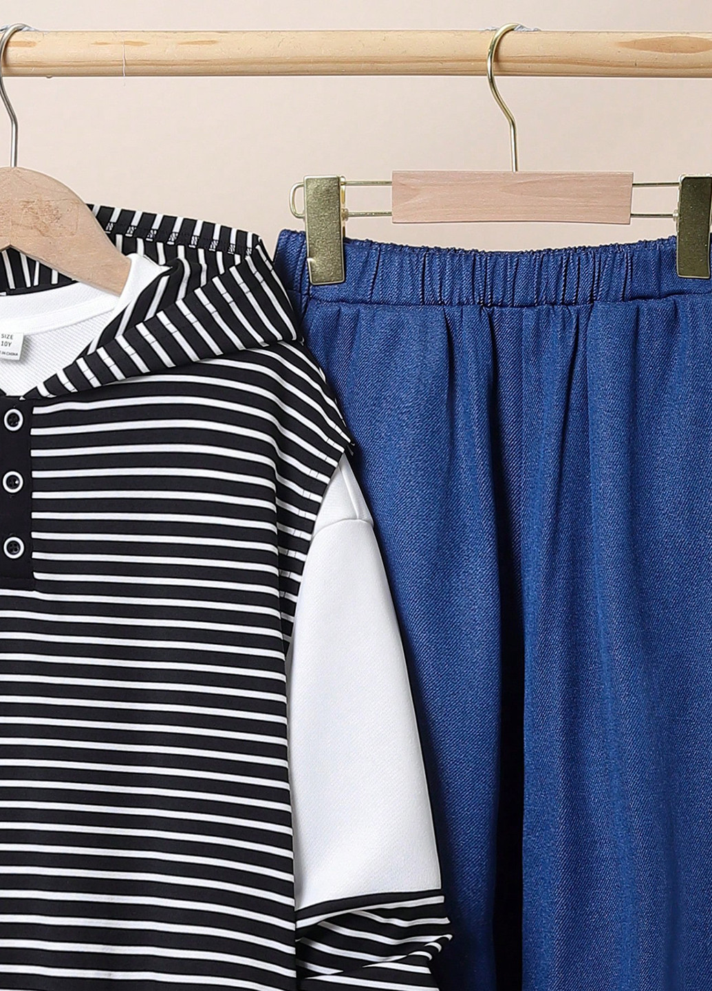 Комбінований демісезонний костюм (жилет, світшот, штани) брючний SHEIN