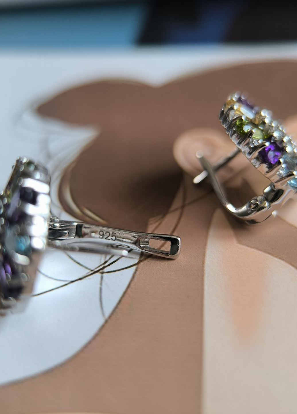 Серьги Silver Flame (353782460)