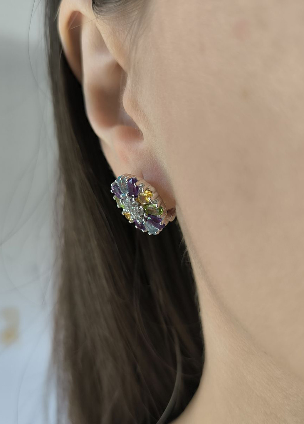 Серьги Silver Flame (353782460)