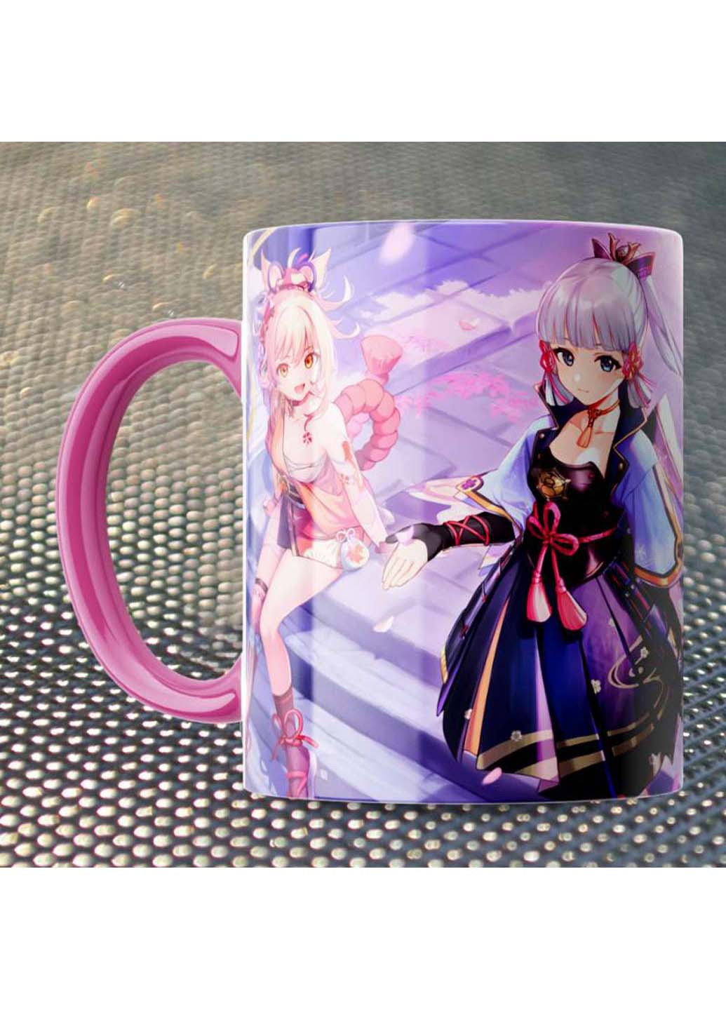 Чашка Fan Girl Еимия и Аяка Геншин Импакт - Genshin Impact 330 мл (254914681)