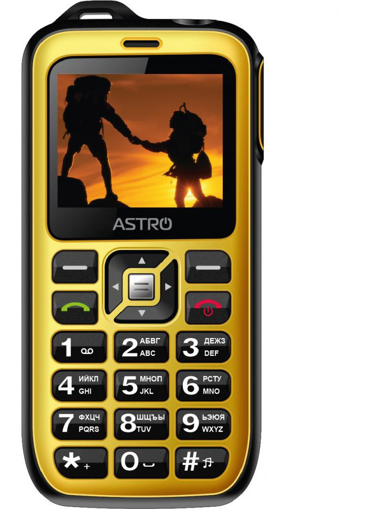 Мобільний телефон B200 RX Black Yellow Astro (203983815)