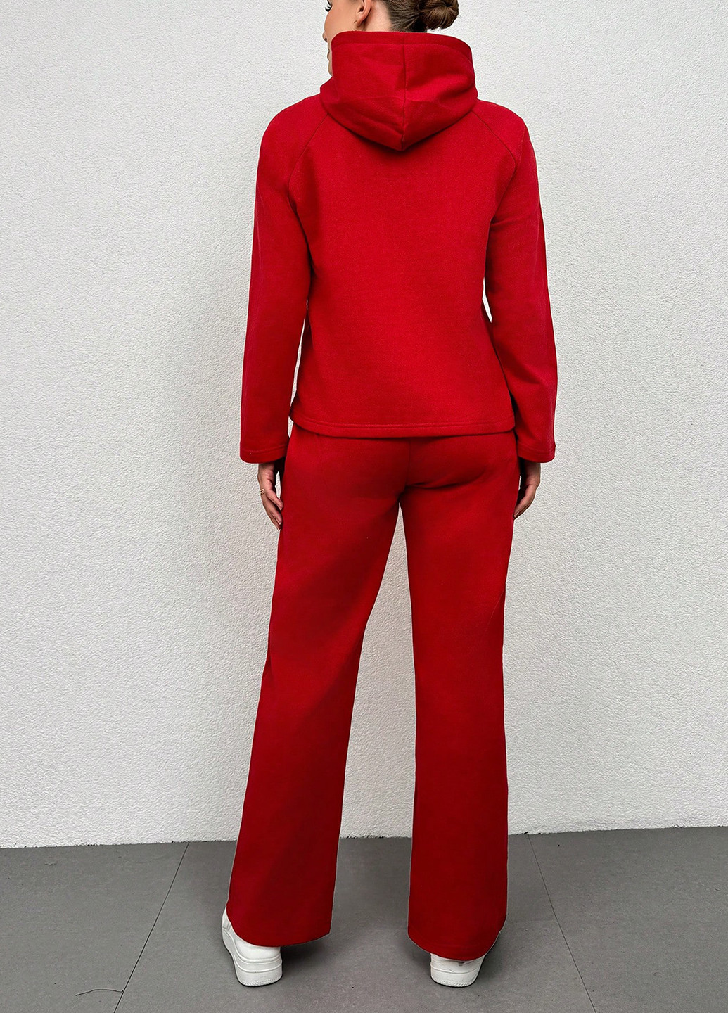 Вишневая всесезон пижама (реглан, брюки) реглан + брюки SHEIN