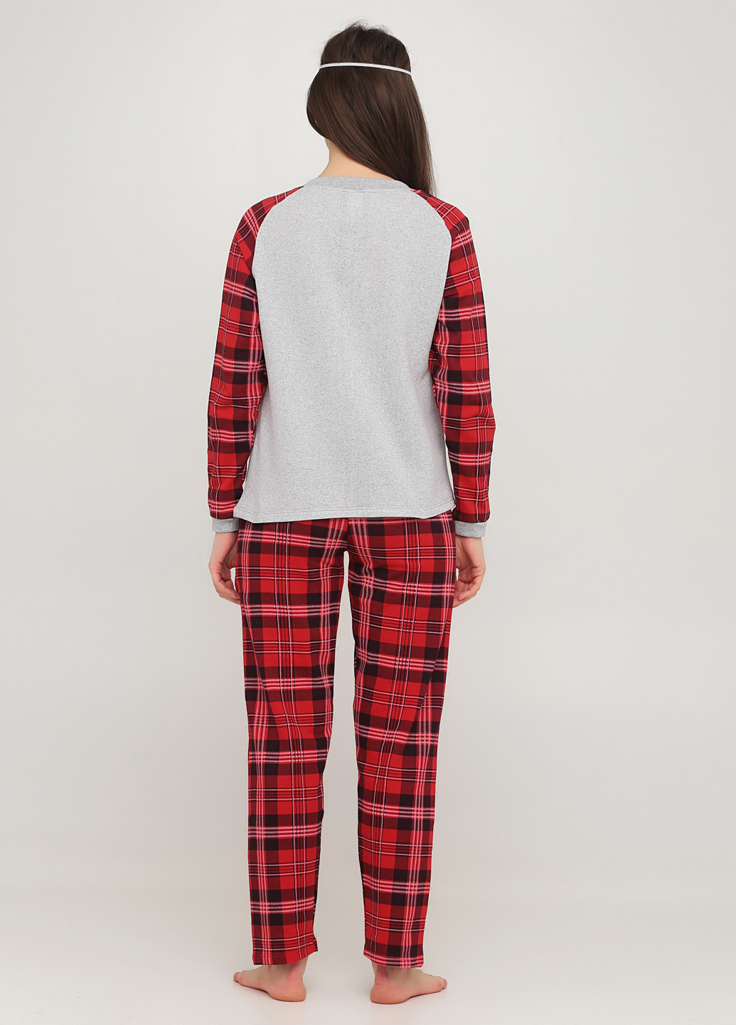 Красная всесезон пижама (реглан, брюки, маска) реглан + брюки Lucci