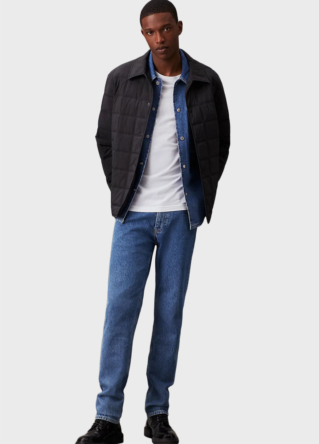 Чорна демісезонна вітрівка Calvin Klein Jeans