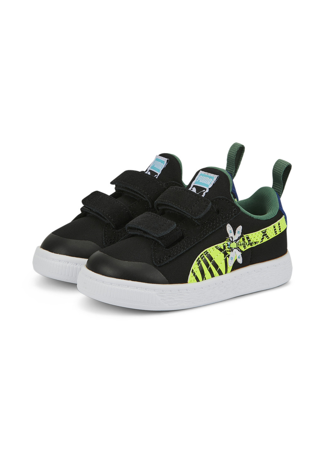 Чорні дитячі кеди suede light flex small world alternative closure sneakers babies Puma