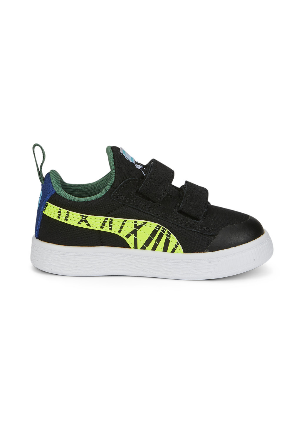 Черные детские кеды suede light flex small world alternative closure sneakers babies Puma