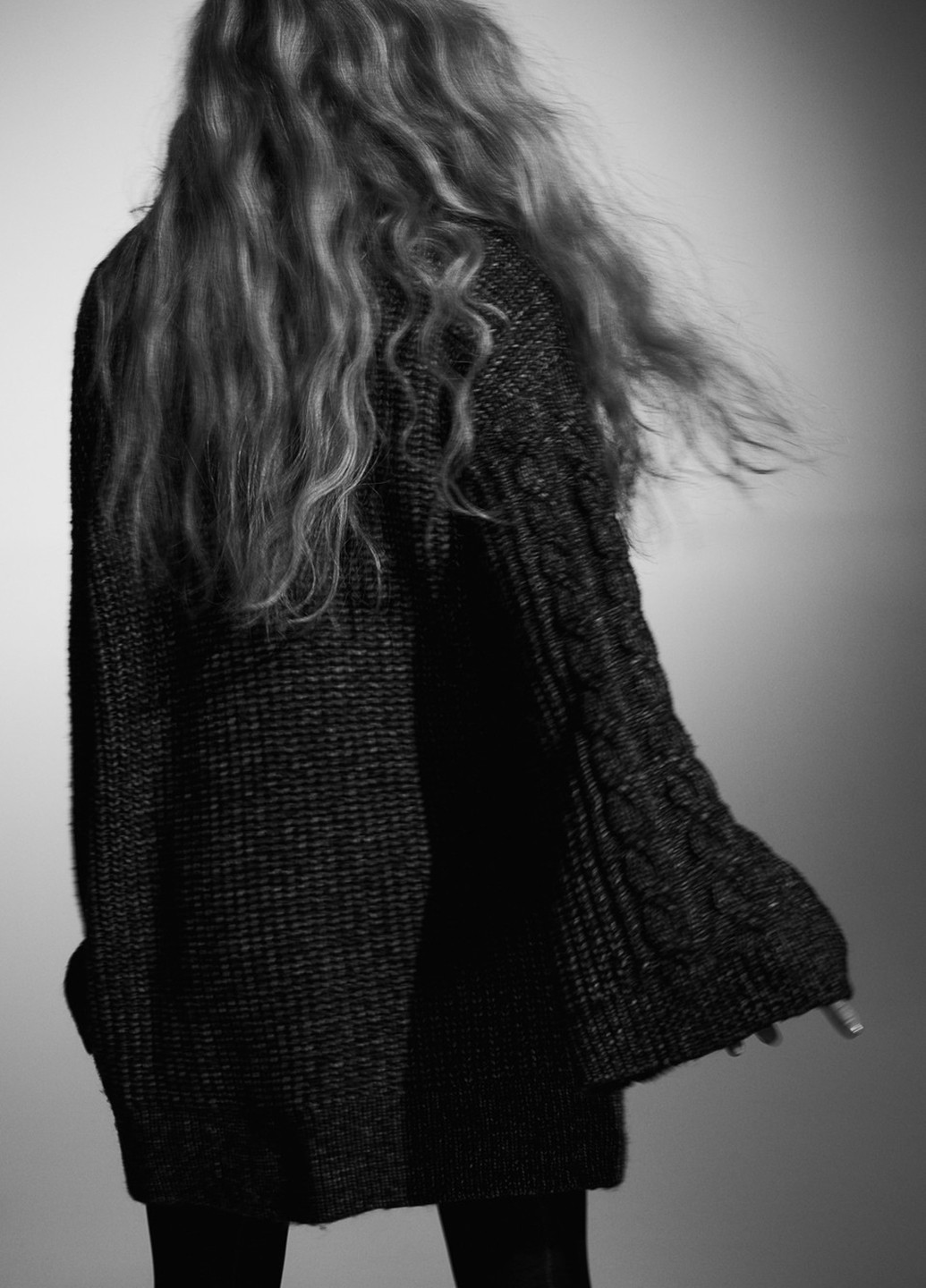 Темно-сірий зимовий светр H&M