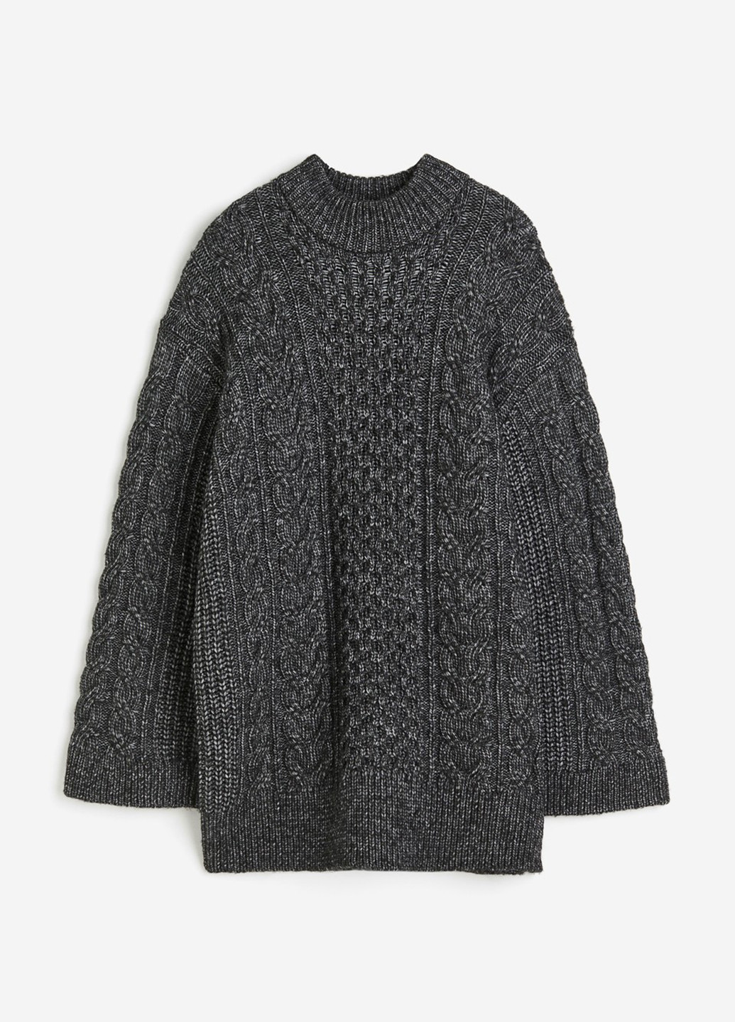 Темно-сірий зимовий светр H&M