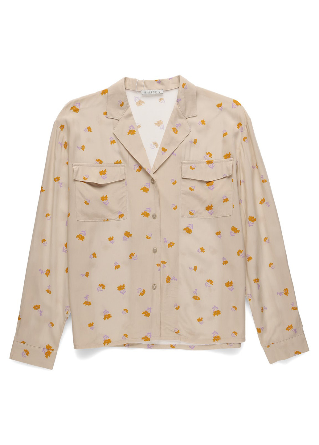 Светло-бежевая блуза MINT&BERRY