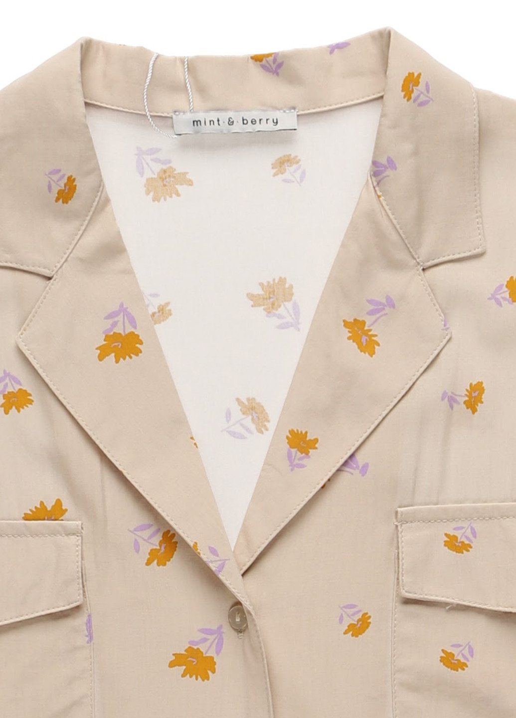 Светло-бежевая блуза MINT&BERRY