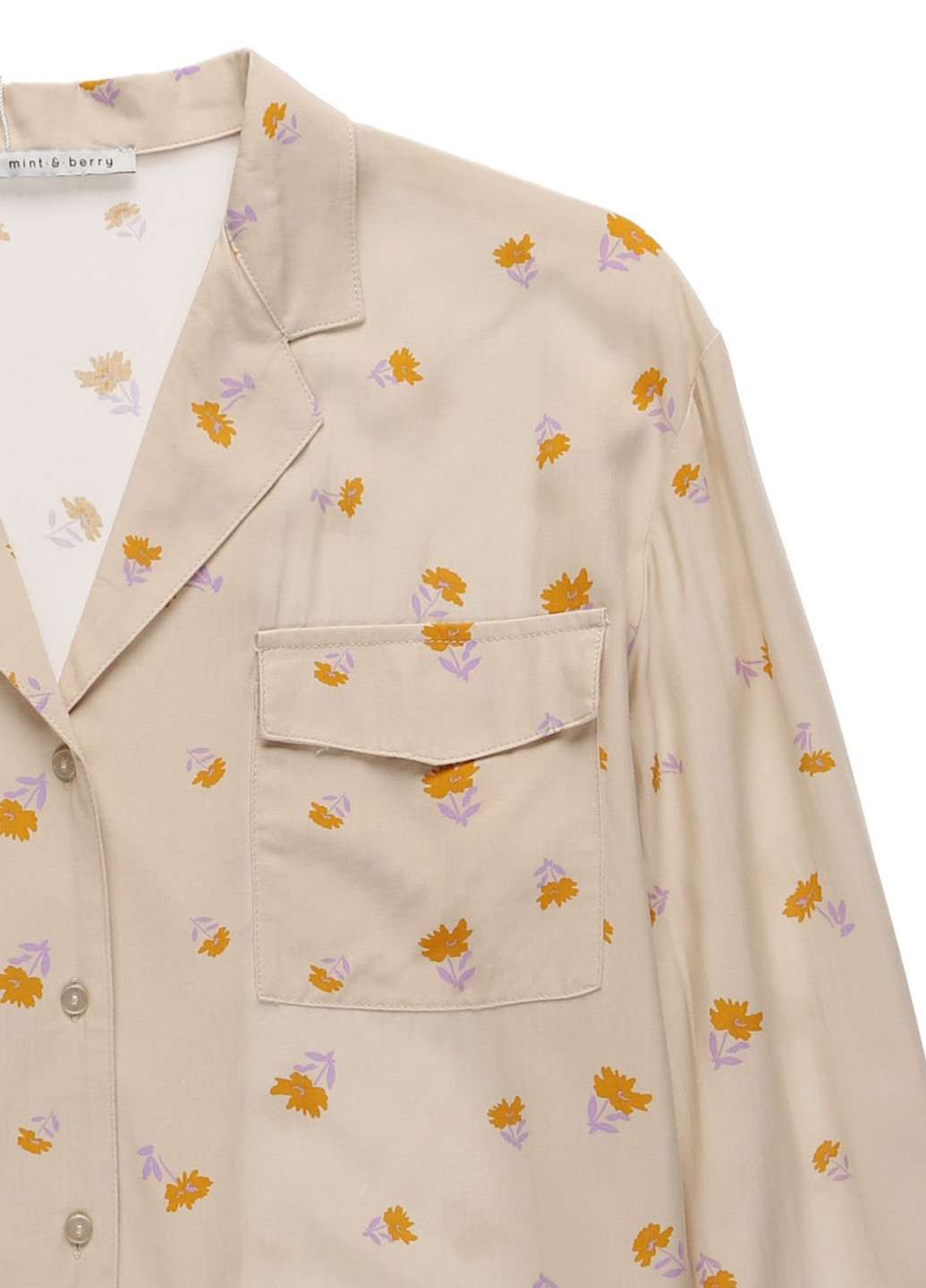 Светло-бежевая блуза MINT&BERRY