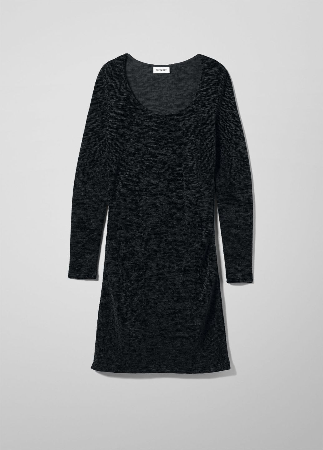 Черное кэжуал платье H&M однотонное