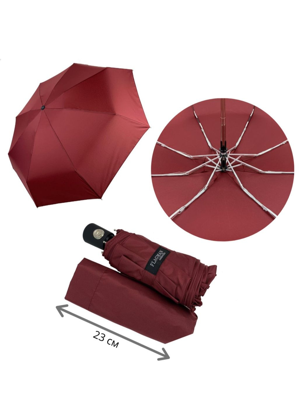 Жіночий складний парасолька-автомат 96 см Flagman (195705331)