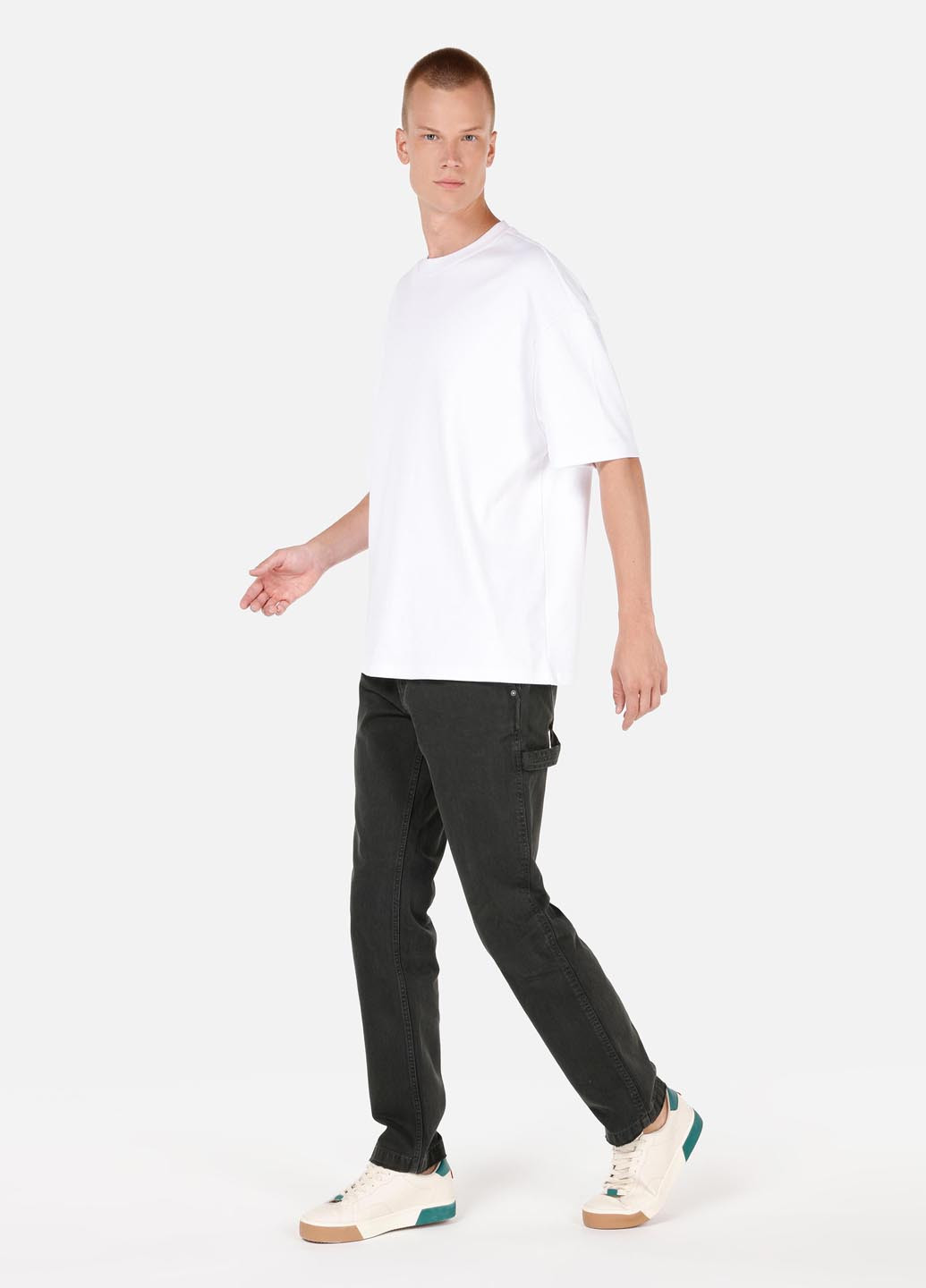 Темно-серые демисезонные прямые джинсы Colin's