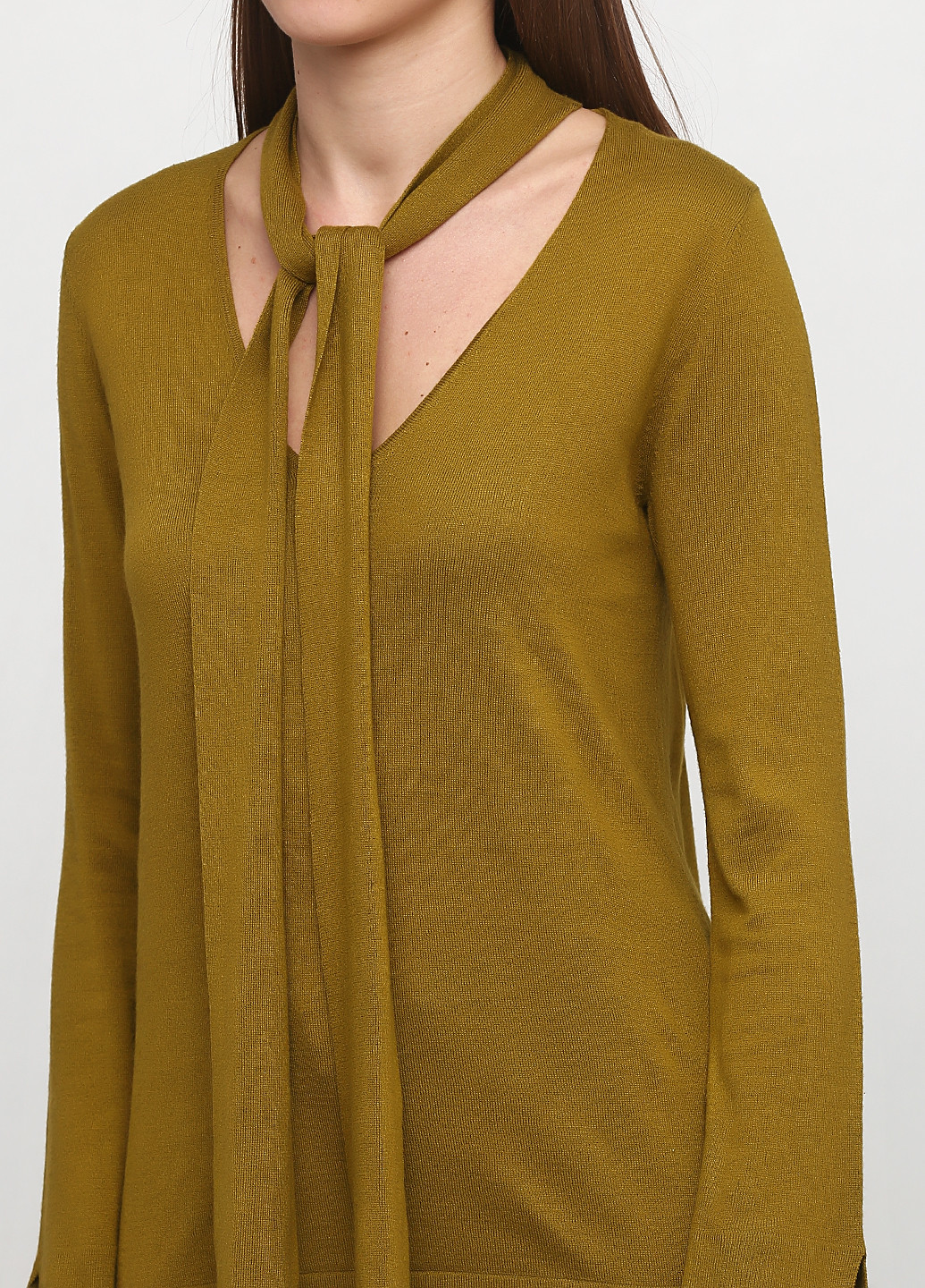 Гірчична блуза Massimo Dutti