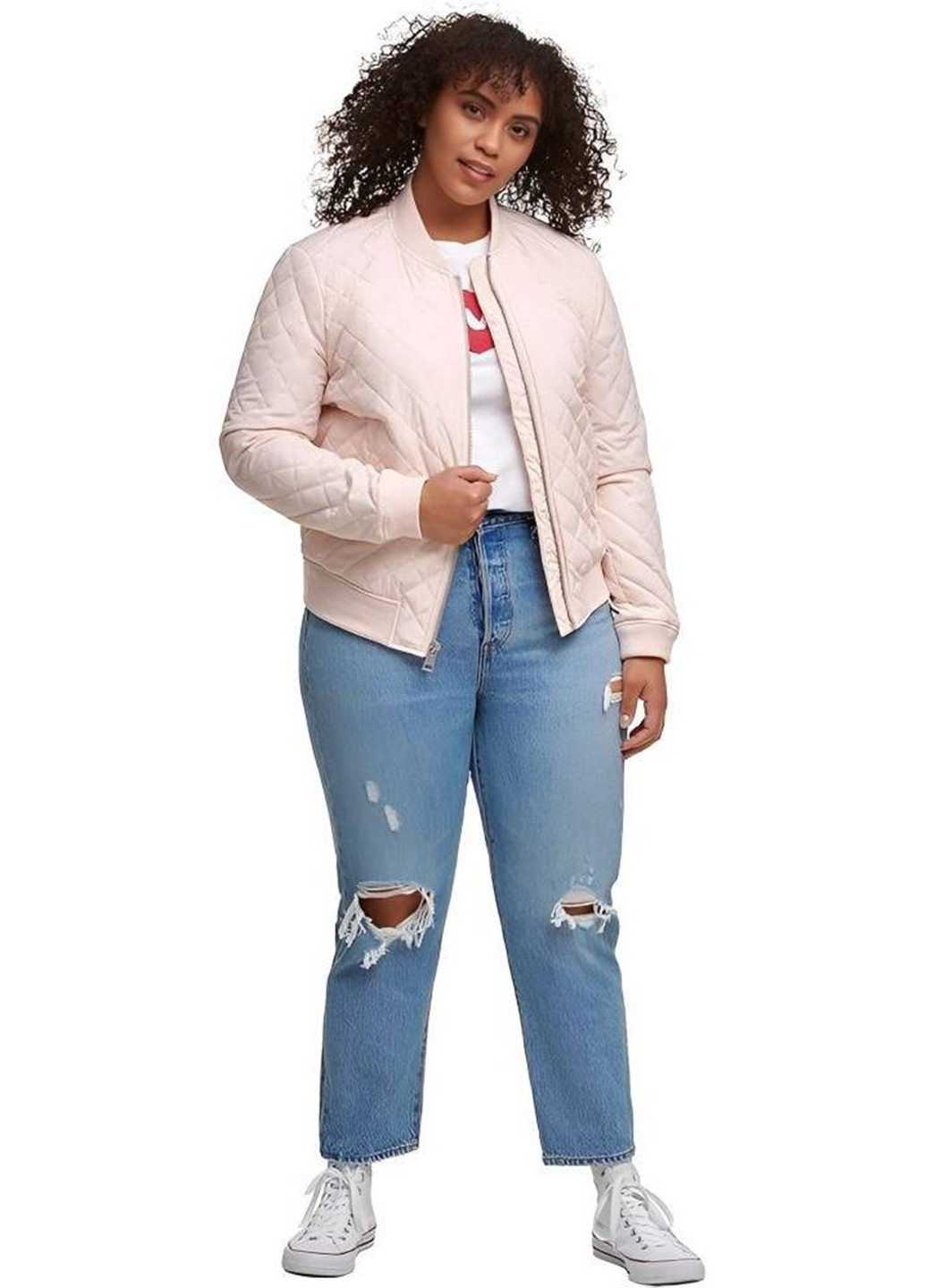 Бомбер Levi's на молнии (347714111)