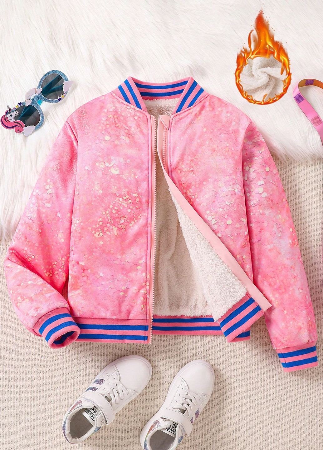 Бомбер SHEIN на блискавці (331739132)