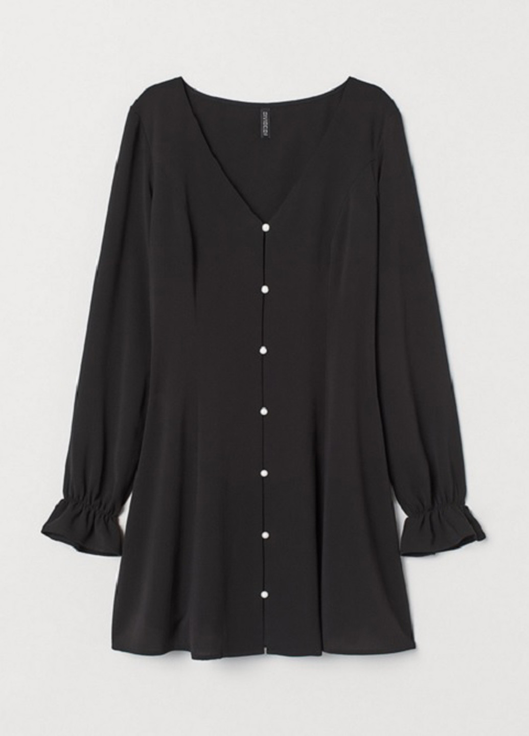 Чорна кежуал сукня H&M однотонна