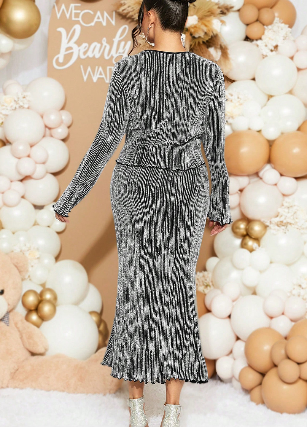 Костюм для вагітних (лонгслів, спідниця) SHEIN (332389039)