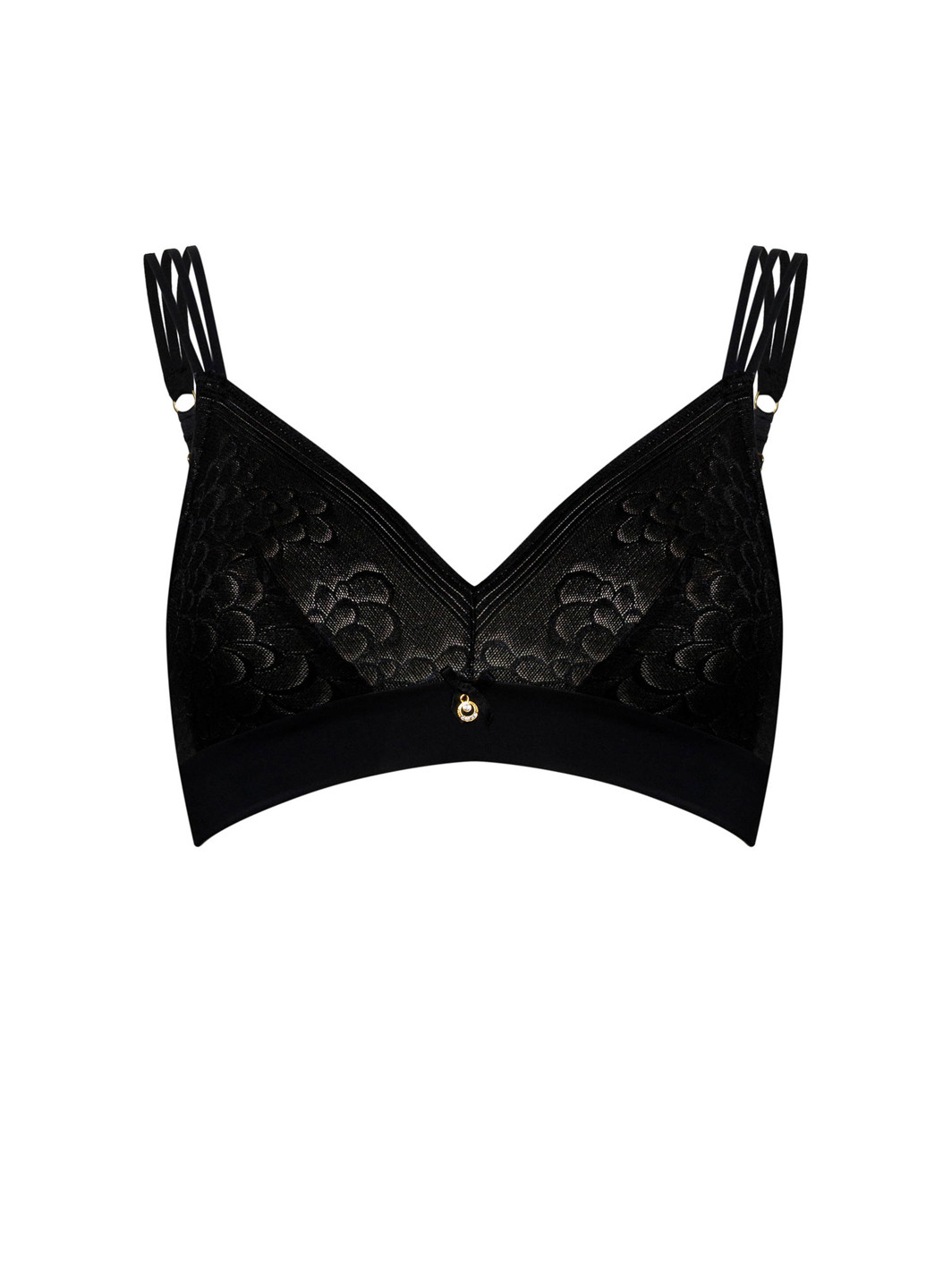 Чорний бралетт бюстгальтер Marc & André без кісточок поліамід