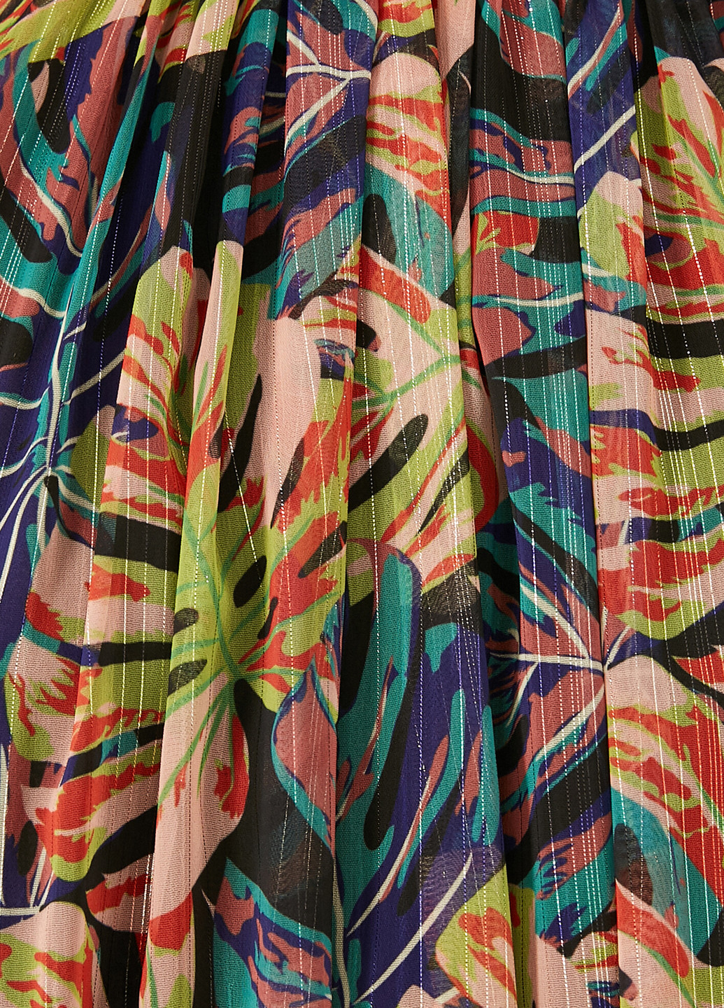 Комбинированное кэжуал платье с открытыми плечами KOTON с рисунком