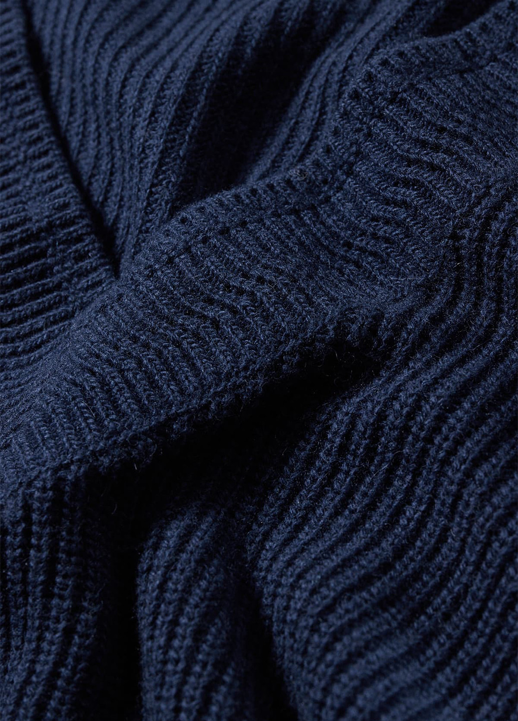 Темно-синий зимний свитер пуловер C&A