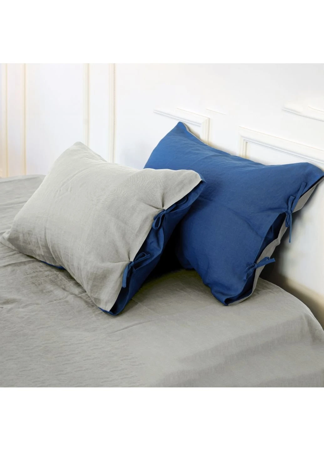 Наволочка Лен Natural Linen 50х50 Aquamarine (2200005372135) Mirson (254079794)