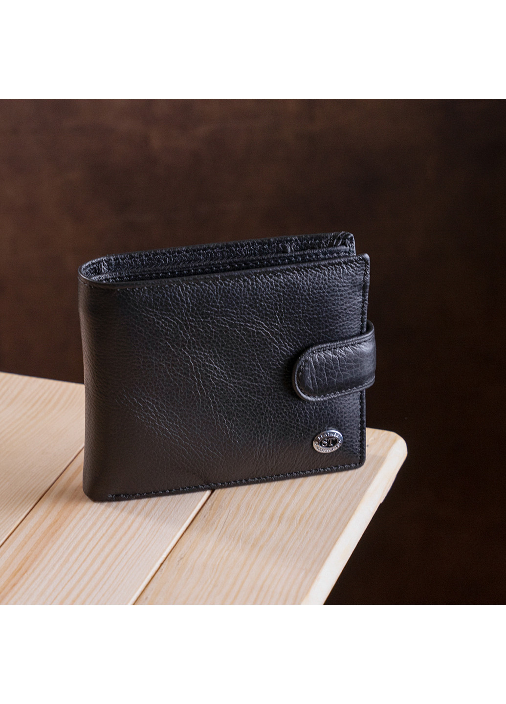 Мужской кожаный кошелек 11х9,5х2,5 см st leather (229460019)
