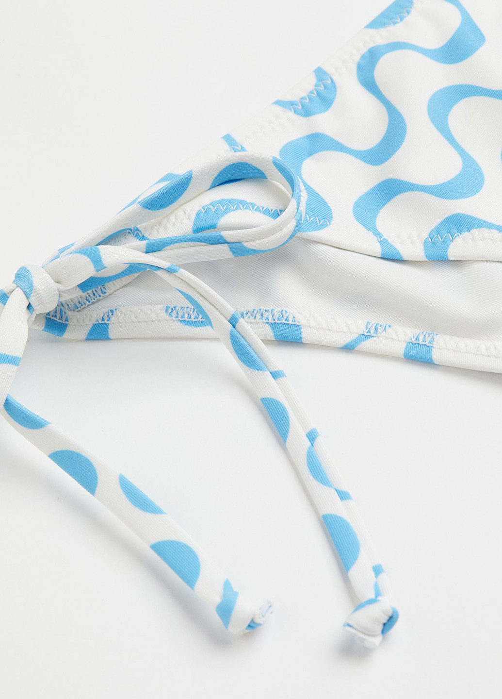 Белые купальные трусики-плавки с абстрактным узором H&M