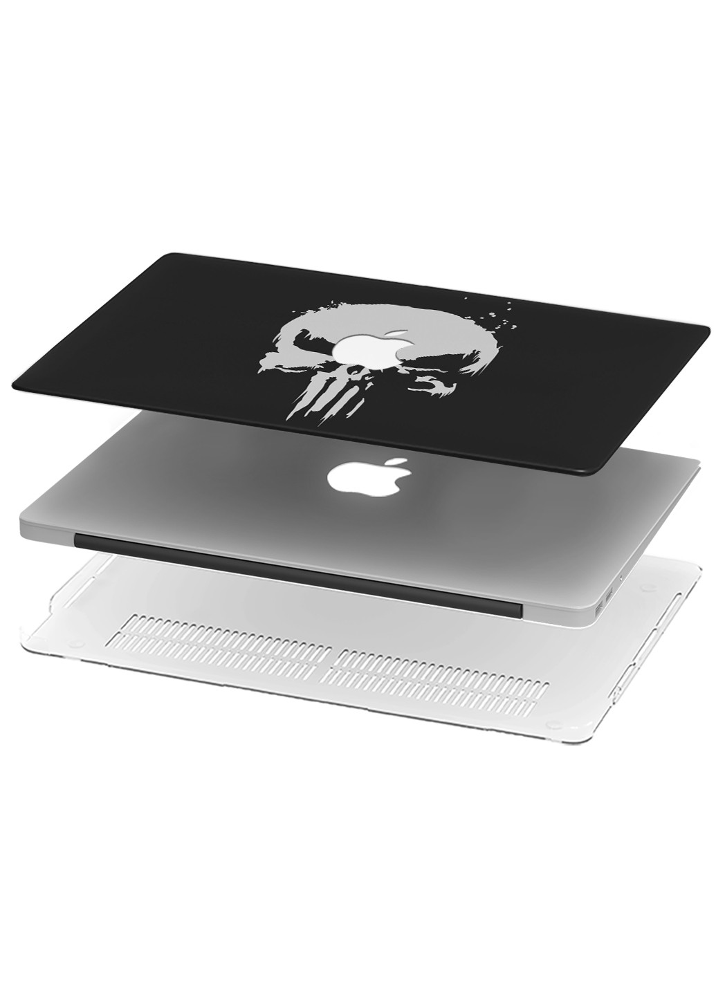 Чохол пластиковий для Apple MacBook Air 13 A1466 / A1369 Каратель (The Punisher) (6351-2437) MobiPrint (218865465)